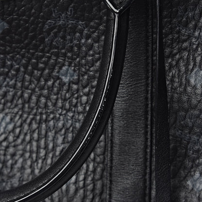 MCM Visetos XLarge Traveler Weekender Bag Black 10 of 22