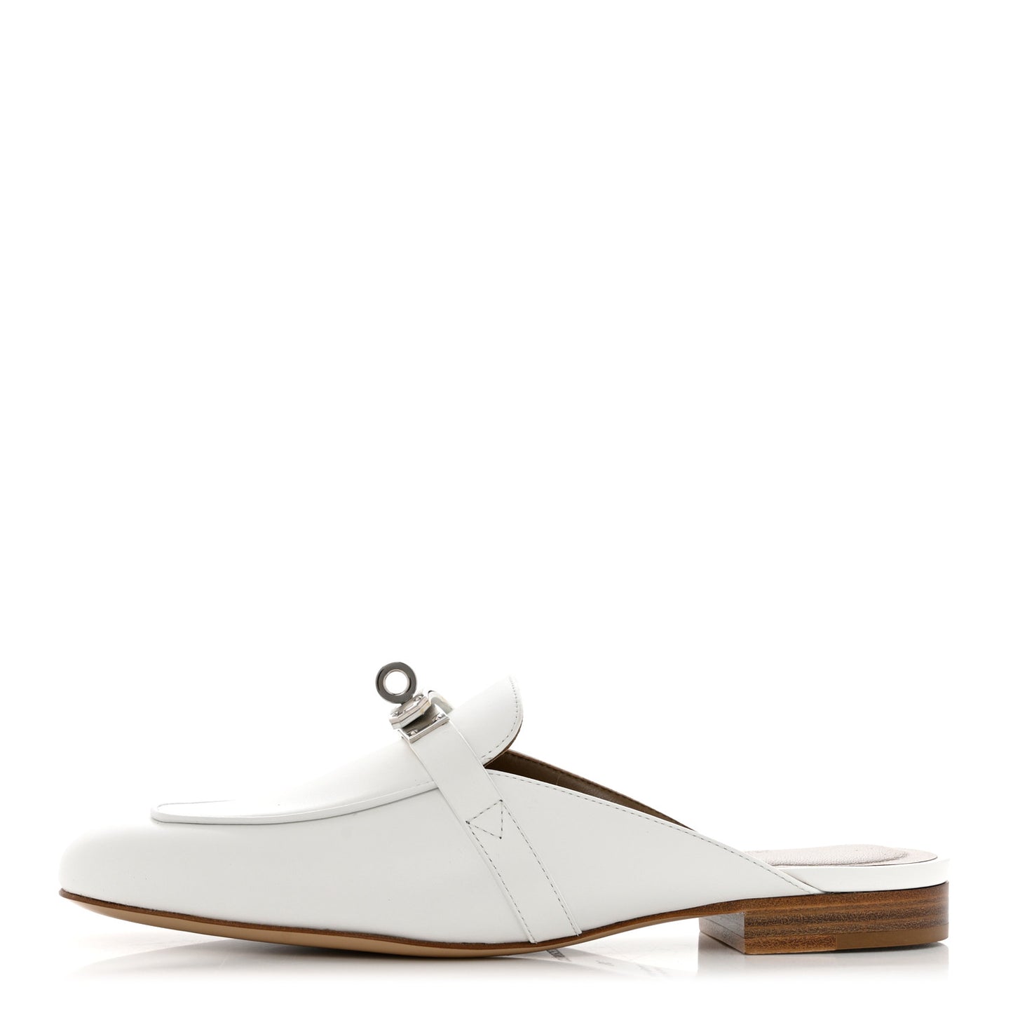 Calfskin Oz Mules 36 White