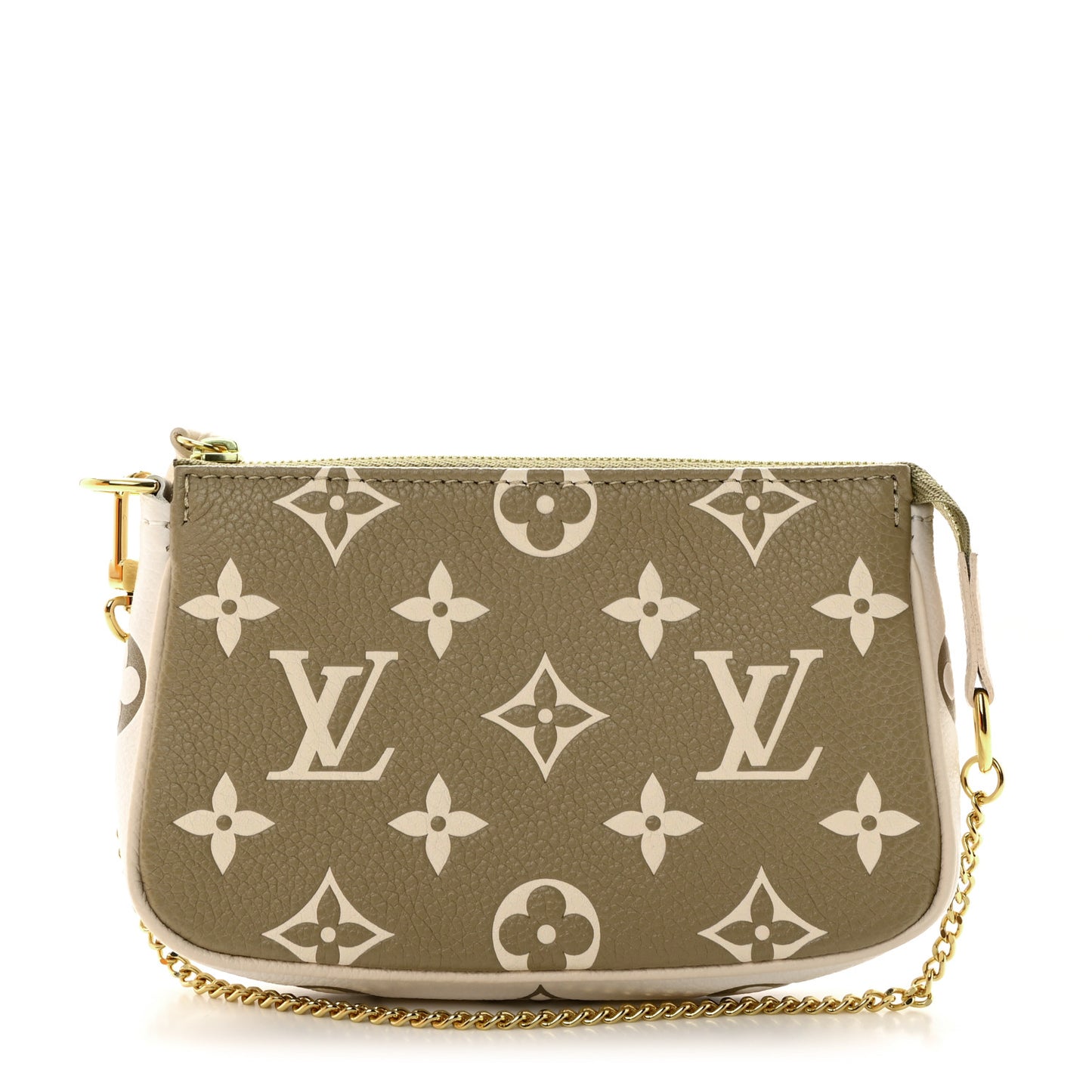 Empreinte Spring in the City Mini Pochette Accessories Kaki Beige Cream