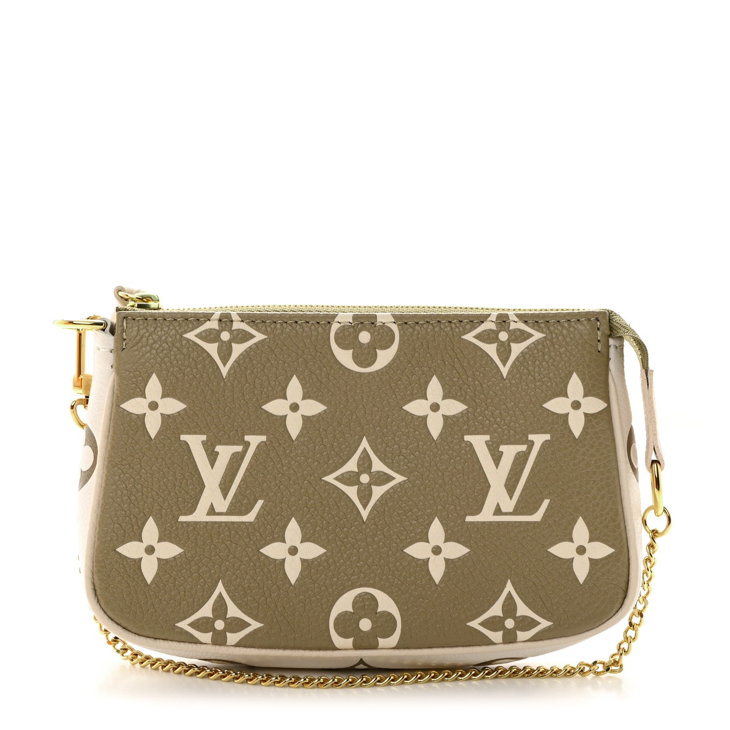 Louis Vuitton Empreinte Spring in the City Mini Pochette Accessories Kaki Beige Cream 1 of 7