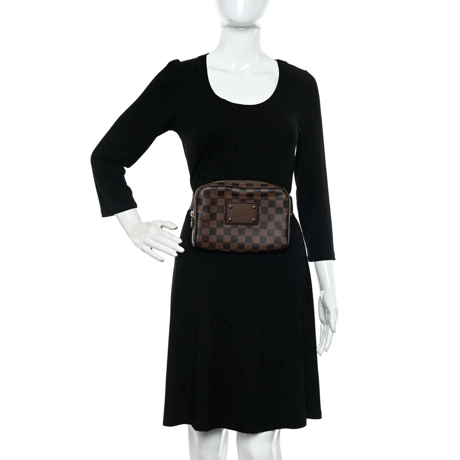 Louis Vuitton Damier Ebene Brooklyn Bum Bag 2 of 9