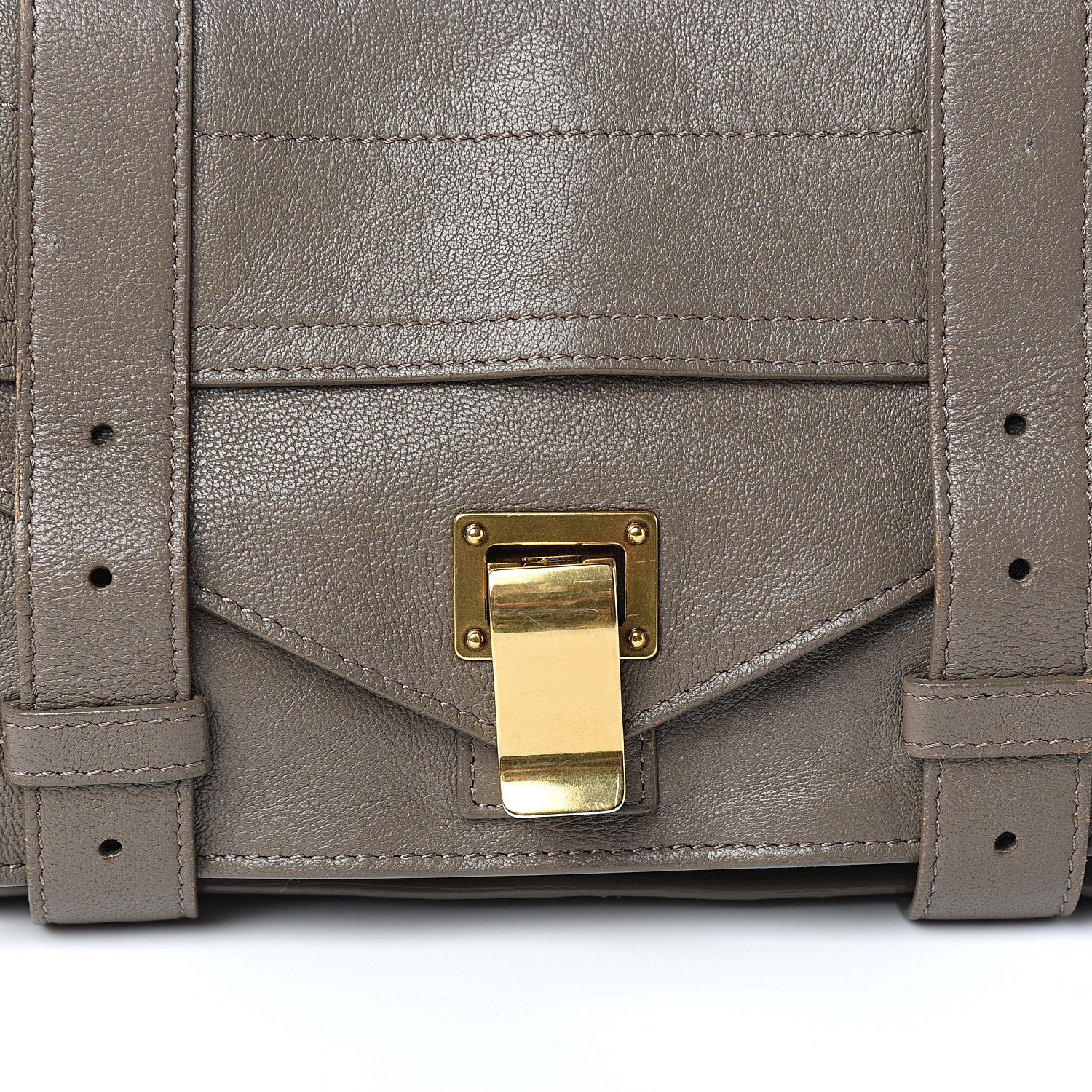 Proenza Schouler Lambskin Tiny PS1 Satchel Smoke 10 of 10