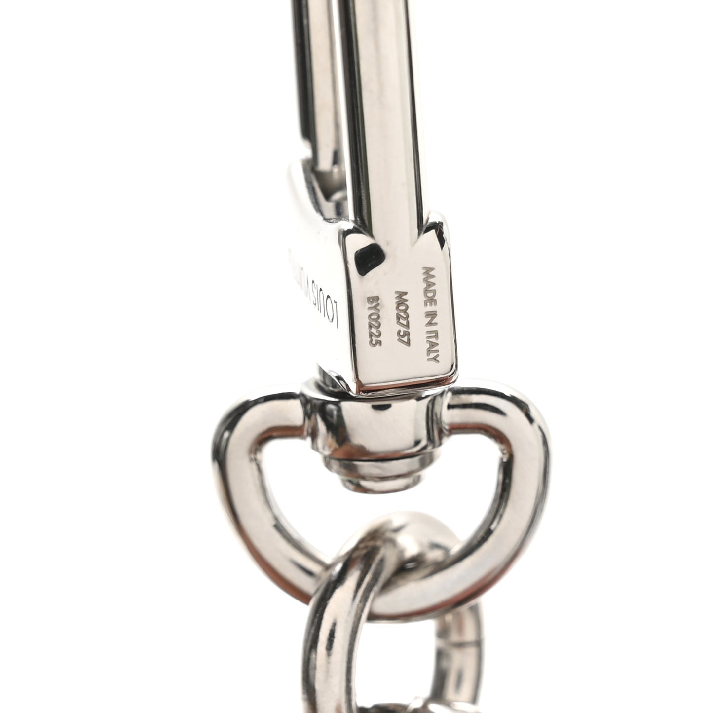 Monogram LV Bandana Bag Charm Black