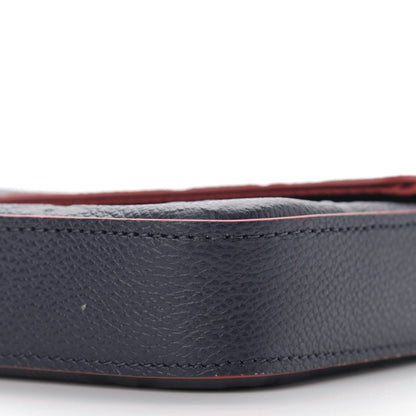 Louis Vuitton Empreinte Pochette Felicie Chain Wallet Marine Rouge 9 of 11
