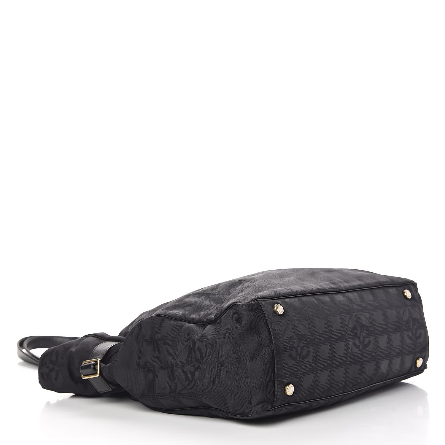 Chanel Nylon Large Travel Tote Black 4 of 13