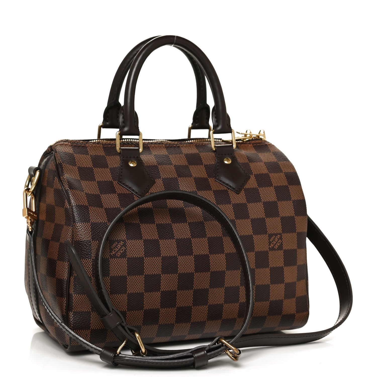 Louis Vuitton Damier Ebene Speedy Bandouliere 25 3 of 10