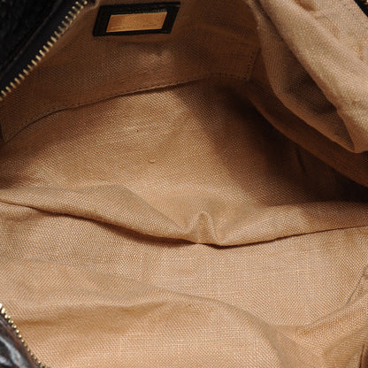 Fendi Zucca Nappa Nuvolata Vitello Tortuga Spy Bowler Tobacco Moro 5 of 10