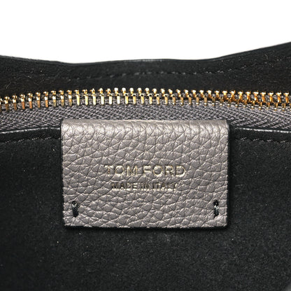Tom Ford Grain Calfskin Small Tara Crossbody Grey 6 of 8