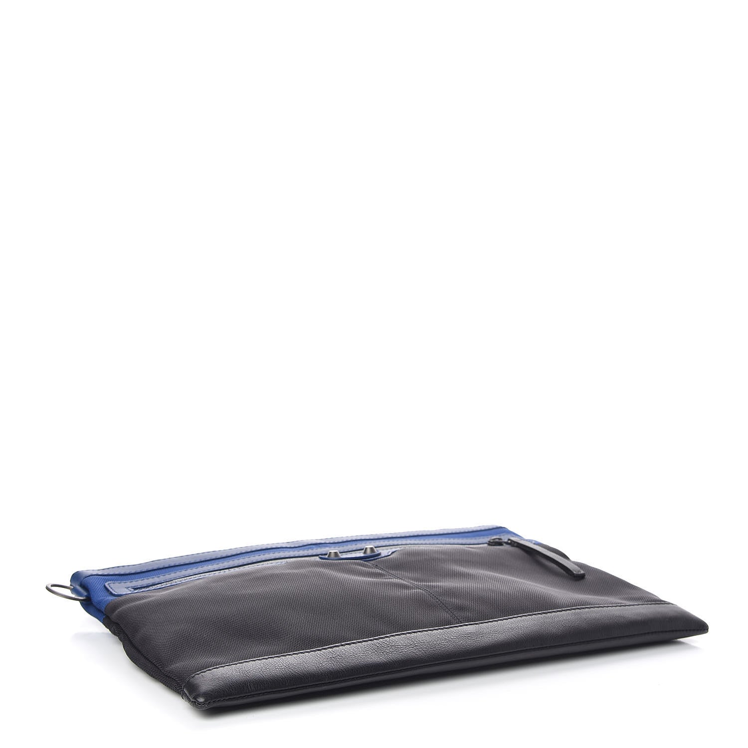 Balenciaga Nylon Calfskin Classic Hardware Large Clip Bleu Mineral 4 of 9