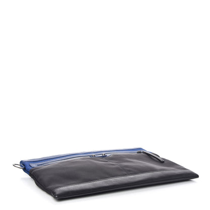 Balenciaga Nylon Calfskin Classic Hardware Large Clip Bleu Mineral 4 of 9