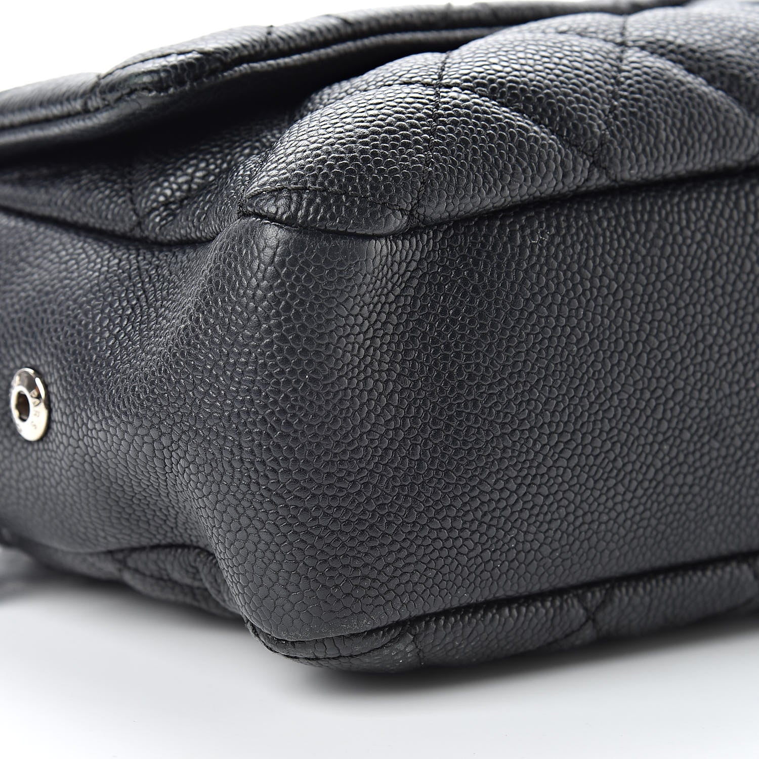 Chanel Caviar Quilted Jumbo Easy Flap Black 9 of 10