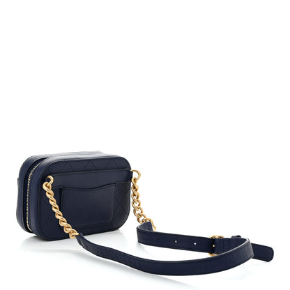 Chanel Caviar Stitched Waist Bag Blue 3 of 10