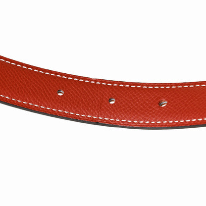 Hermes Swift Epsom 24mm Rivage Belt 80 Gold Rouge Casaque 5 of 5