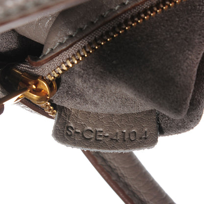 Celine Crisped Calfskin Mini Tie Tote Medium Grey 15 of 16