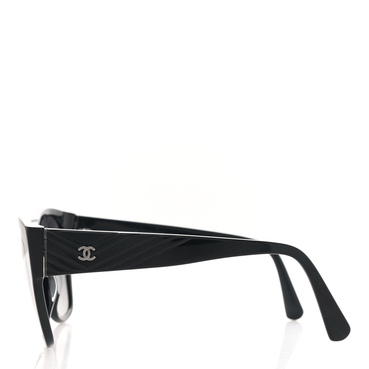 Acetate Polarized Butterfly CC Sunglasses 5412 Black