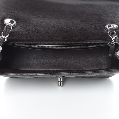 Chanel Caviar Quilted Mini Rectangular Flap Dark Brown 5 of 11