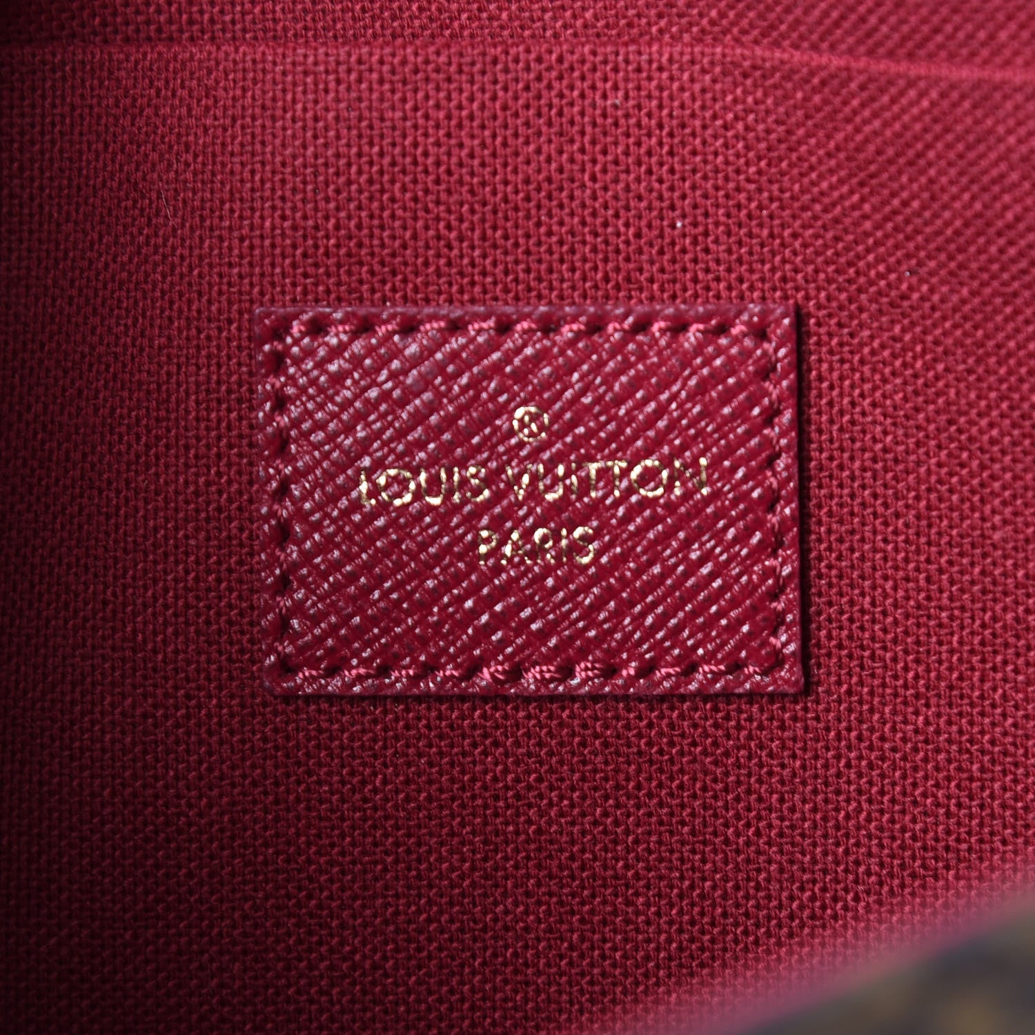 Louis Vuitton Monogram Pochette Felicie Chain Wallet Fuchsia 13 of 23