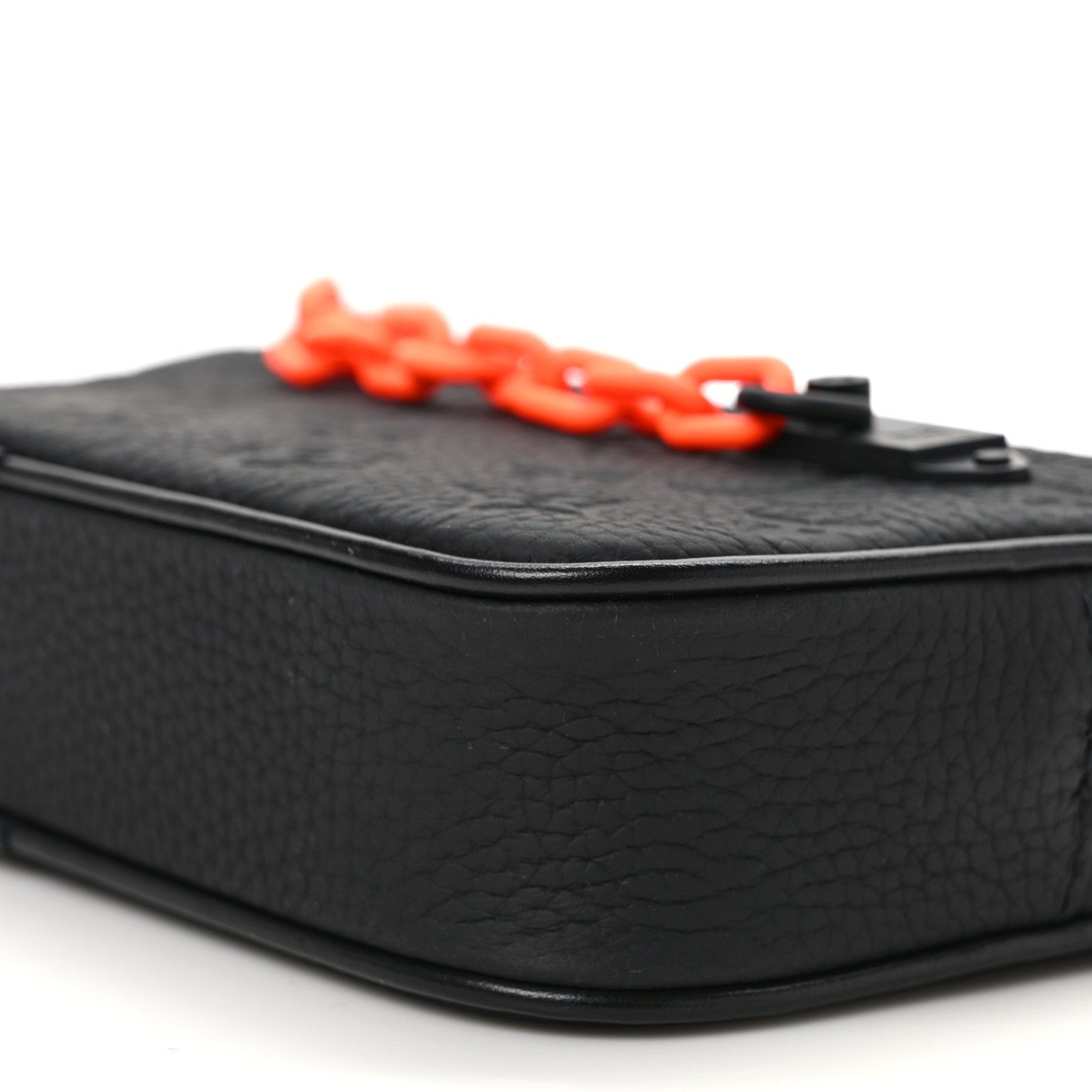 Louis Vuitton Taurillon Monogram Uniformes Solar Ray Soft Pochette Volga Belt Bag Black 7 of 7