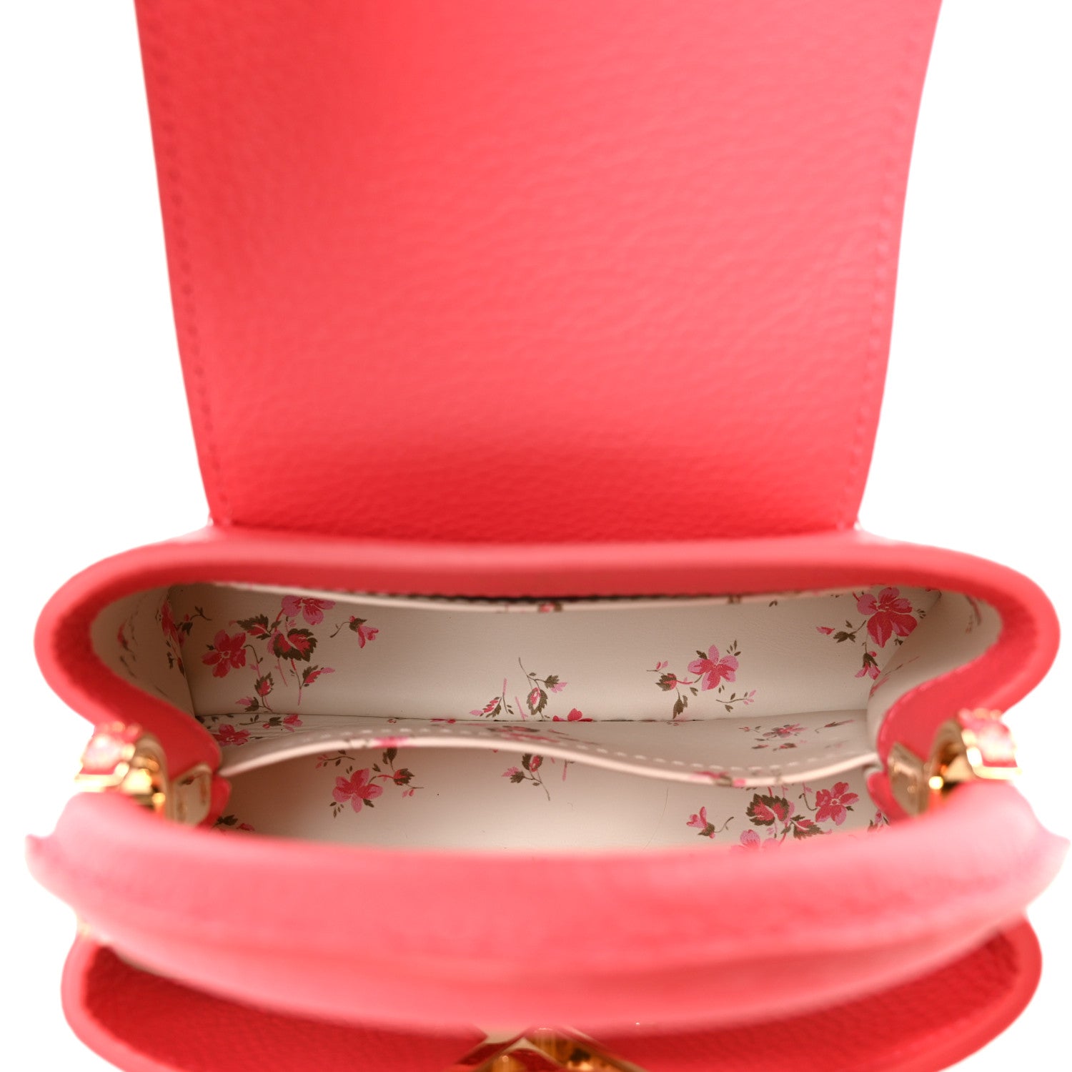 Louis Vuitton Taurillon LV Bloom Capucines Mini Pink Sky 4 of 8