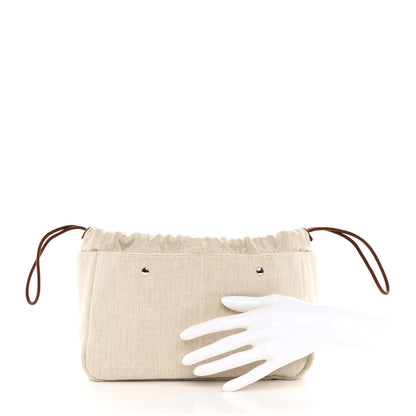 Hermes Canvas Barenia Fourbi 25 MM Pouch Naturel Fauve 2 of 8