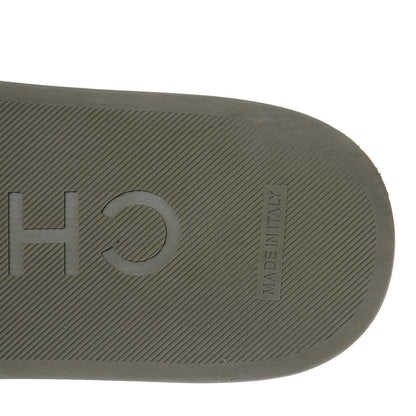 Chanel Canvas Chain Flat Sandals 40 Khaki 9 of 9