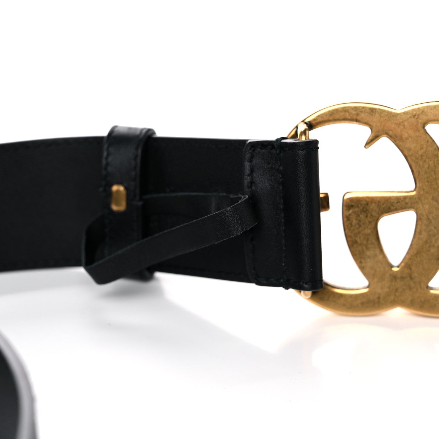 Gucci Calfskin Double G 40mm Belt 80 32 Black 6 of 10