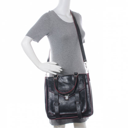 Proenza Schouler Leather PS1 Tote Black and Pink 2 of 7