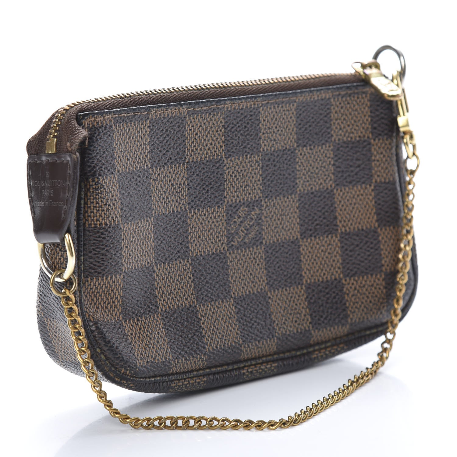 Louis Vuitton Damier Ebene Complice Trunks and Bags Mini Pochette Accessories Red 3 of 11