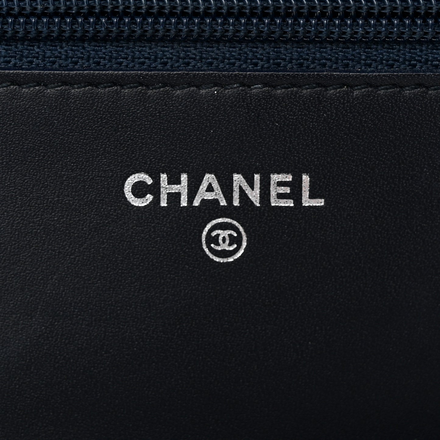 Velvet Quilted Boy Wallet On Chain WOC Blue