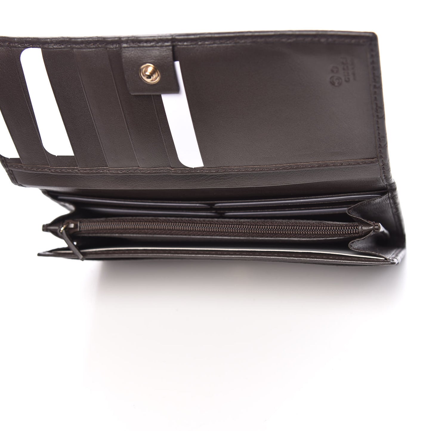 Soft Microguccissima Continental Wallet Testa Di Moro