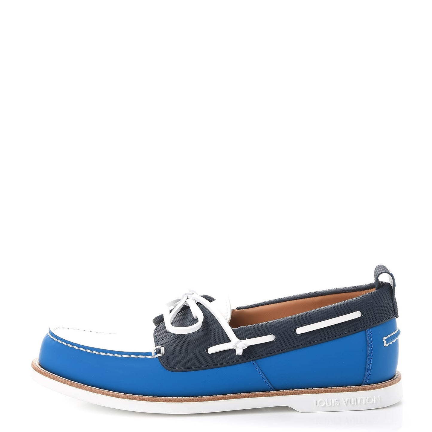 Mat Calfskin Rubber America's Cup Marine Boat Shoe 8 Pacific Blue
