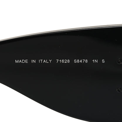 Chanel Acetate CC Logo Square Sunglasses 71628 Black White 6 of 7