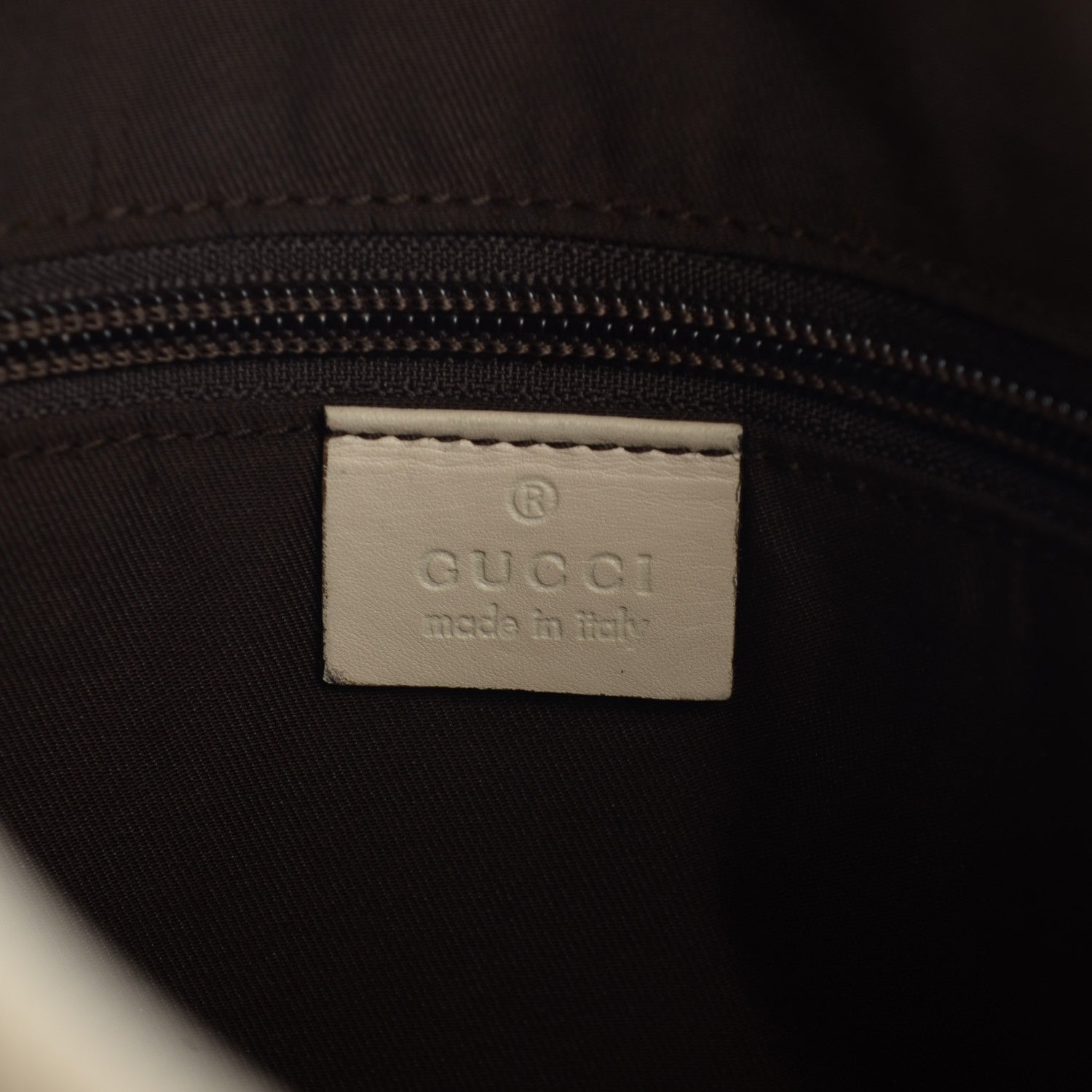 Gucci Monogram Calfskin Perforated Medium Flat Messenger Bag Off White 6 of 10