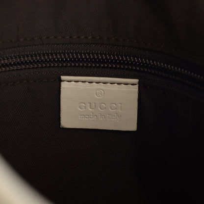 Gucci Monogram Calfskin Perforated Medium Flat Messenger Bag Off White 6 of 10