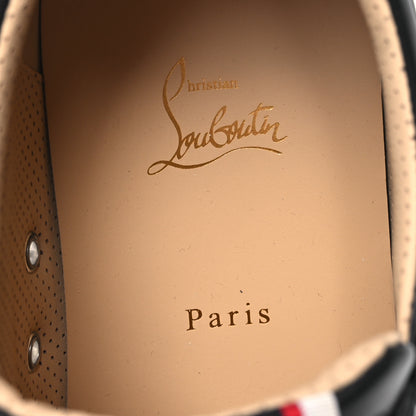 Christian Louboutin Calfskin Mens Fique A Vontade Flat Sneakers 46 Black 8 of 11