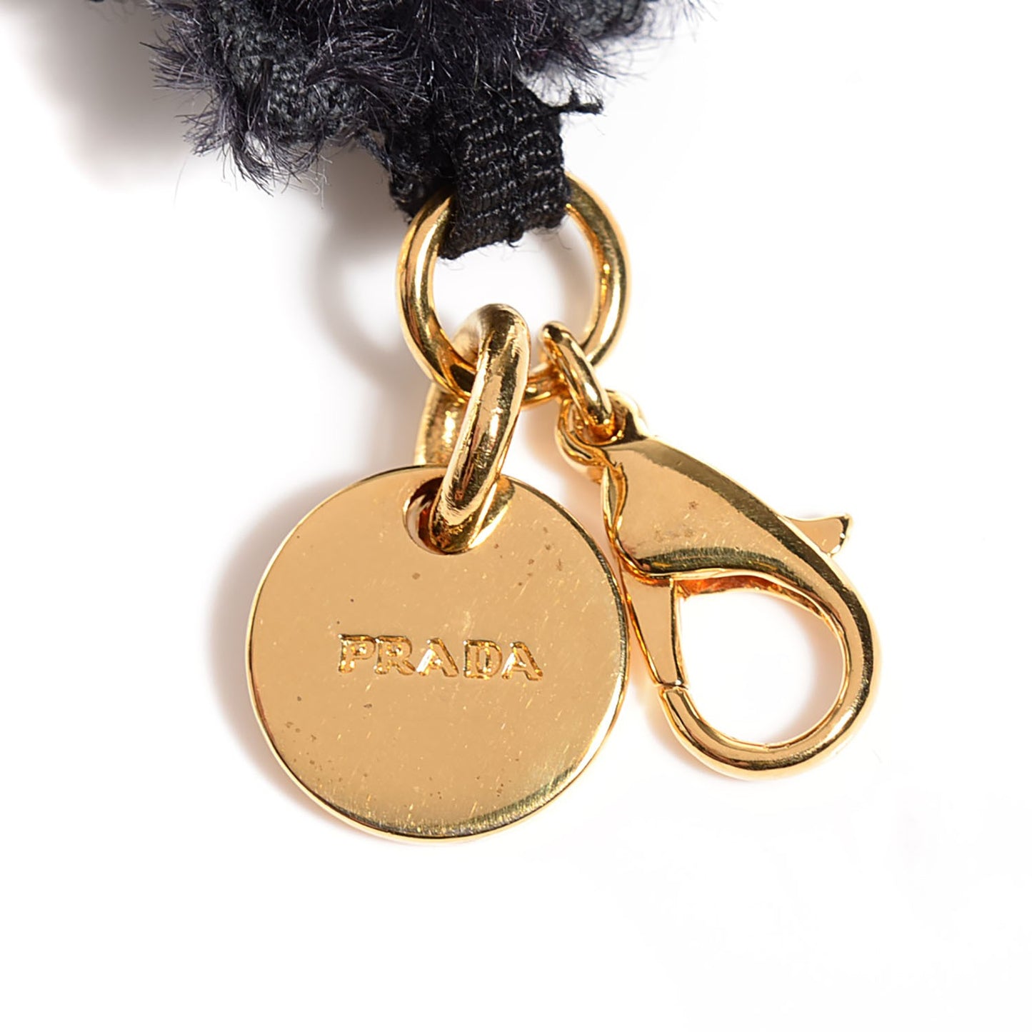 Teddy Bear Keychain Black