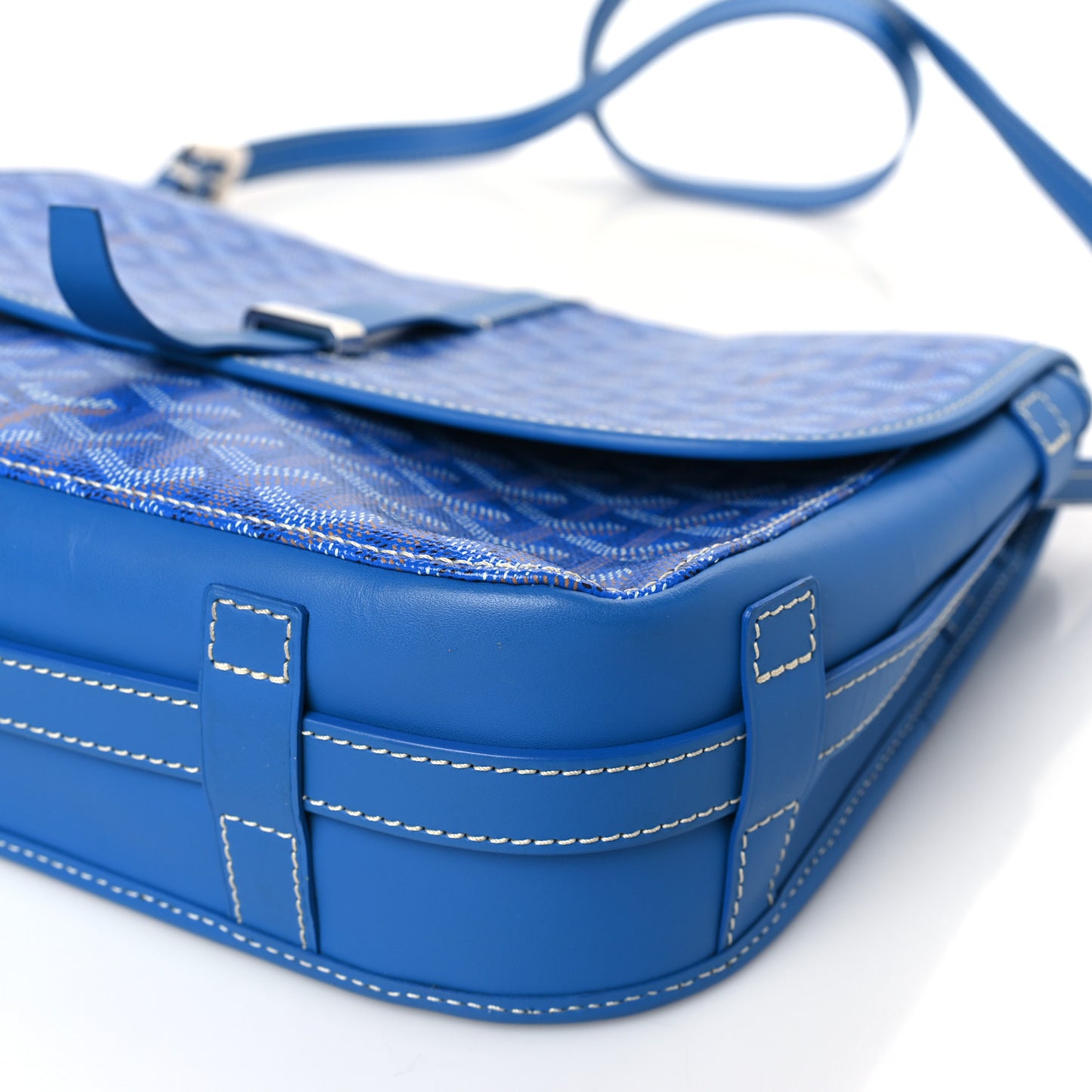 Goyardine Belvedere II MM Messenger Bag Sky Blue