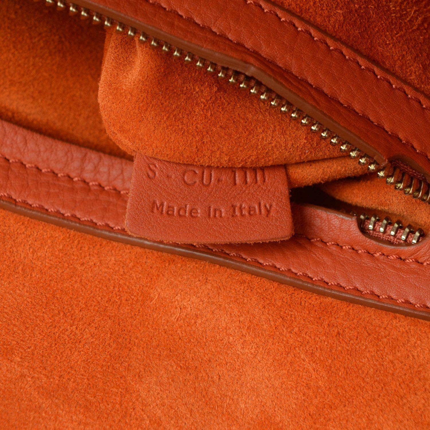 Celine Supple Calfskin Medium Phantom Luggage Orange 8 of 9