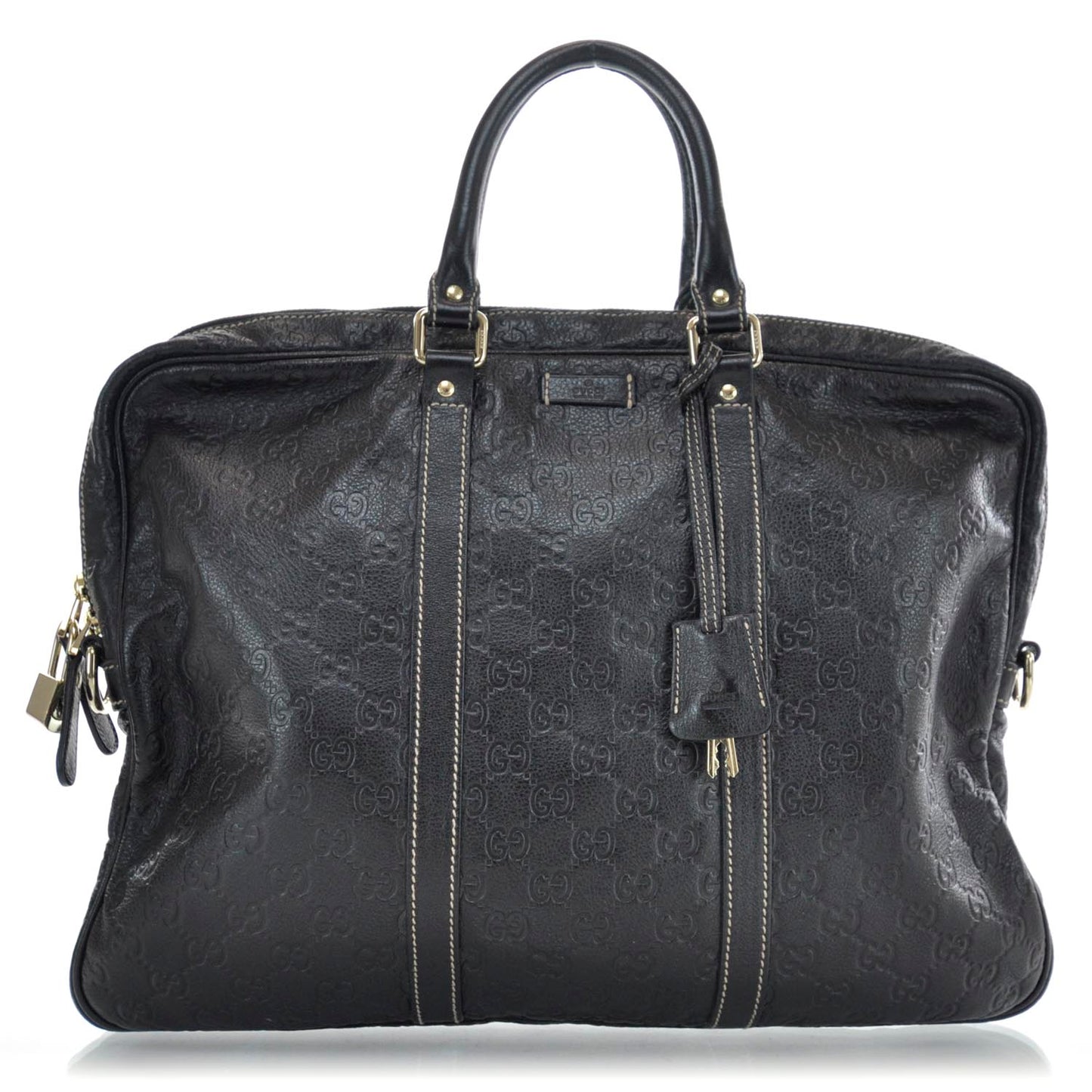 Guccissima Briefcase Black