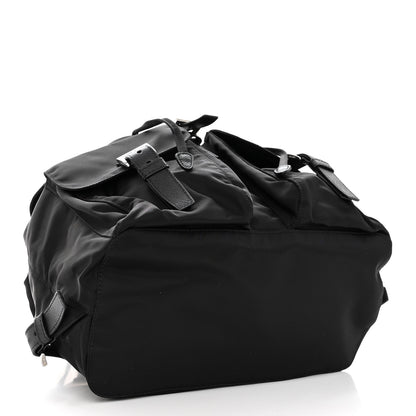 Prada Tessuto Nylon Saffiano Medium Backpack Black 4 of 9