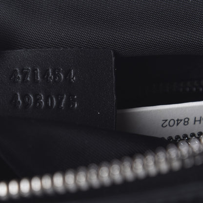 Gucci GG Supreme Monogram Web Messenger Bag Black 8 of 9