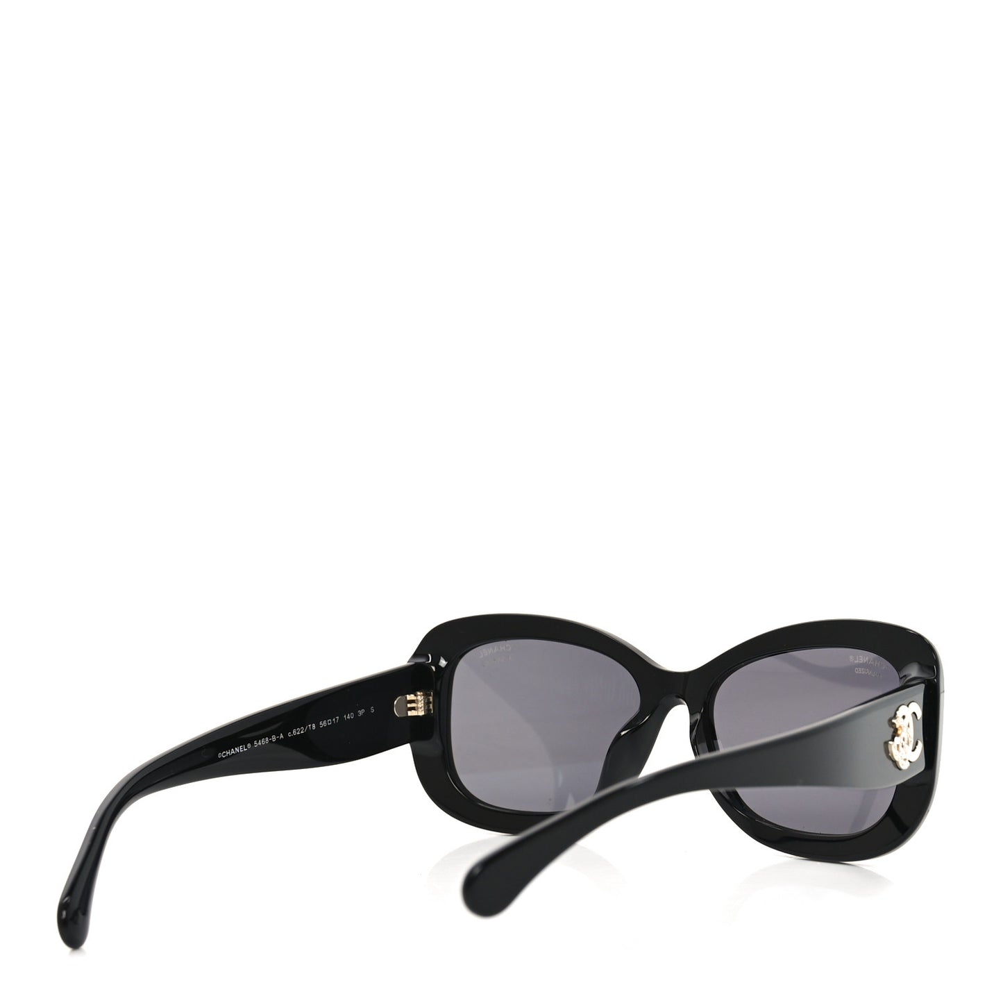 Acetate Polarized CC Sunglasses 5468-B-A Black