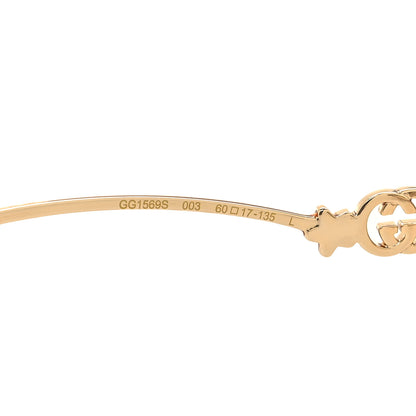 Gucci Crystals Cat Eye Sunglasses GG1569S Gold 6 of 9