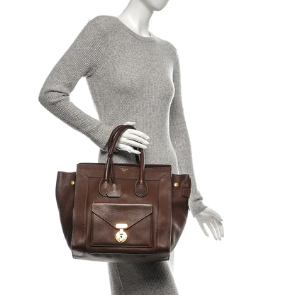 Celine Smooth Calfskin Mini Envelope Luggage Brown 2 of 10