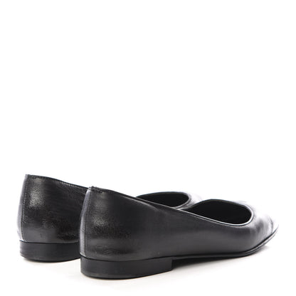 Chanel Lambskin CC Ballerina Flats 35.5 Black 4 of 9