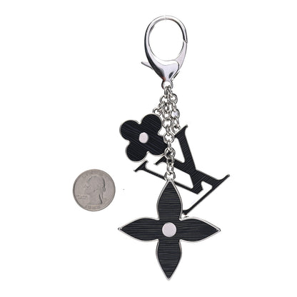Louis Vuitton Electric Epi Fleur d'Epi Bag Charm Black 2 of 2
