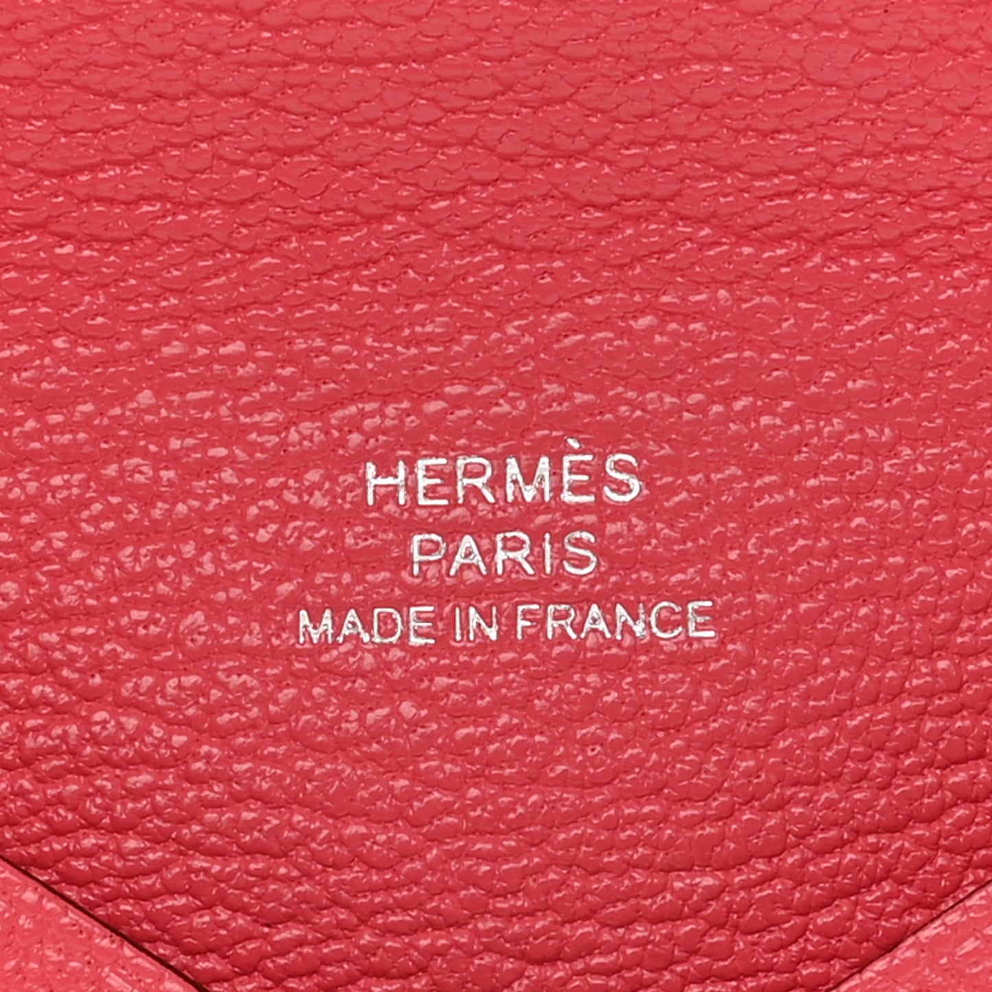 Chevre Mysore Calvi Card Case Rose Lipstick