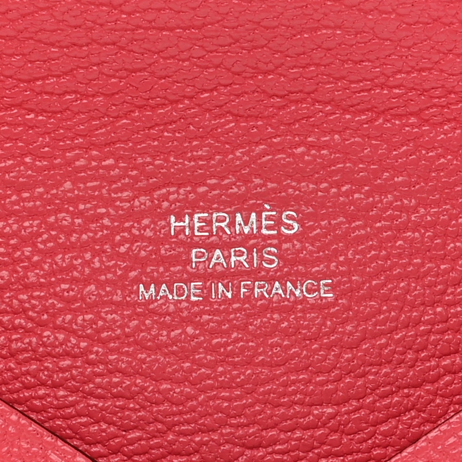 Hermes Chevre Mysore Calvi Card Case Rose Lipstick 7 of 8