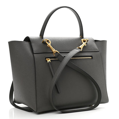 Celine Grained Calfskin Mini Belt Bag Grey 3 of 11