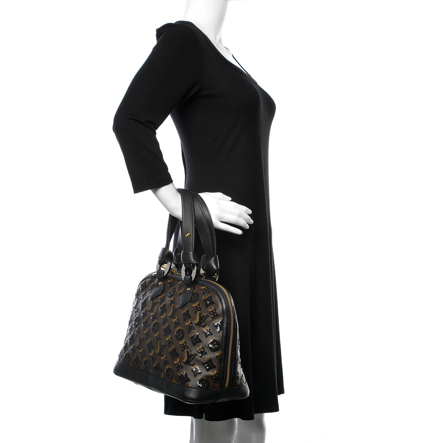 Monogram Sequins Eclipse Alma Black